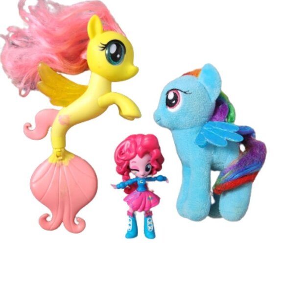 My Little Pony Mini Set of 3 EUC - Picture 1 of 8